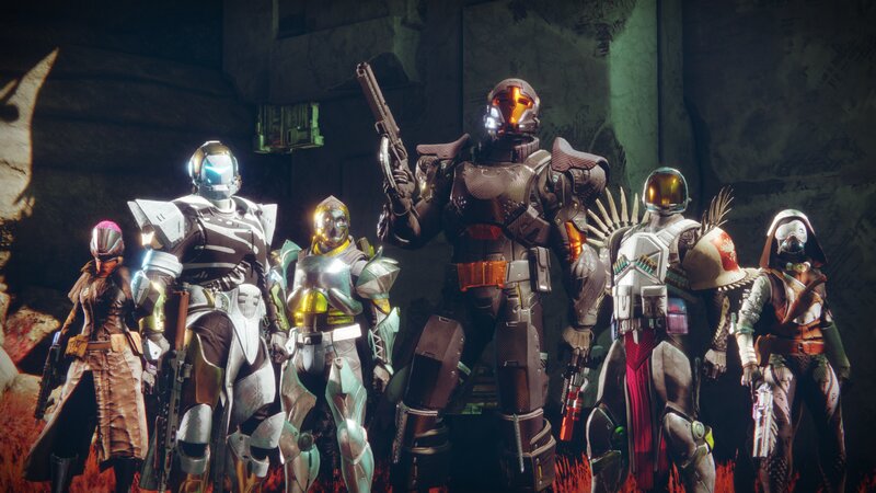 Group of Armored Characters — Black