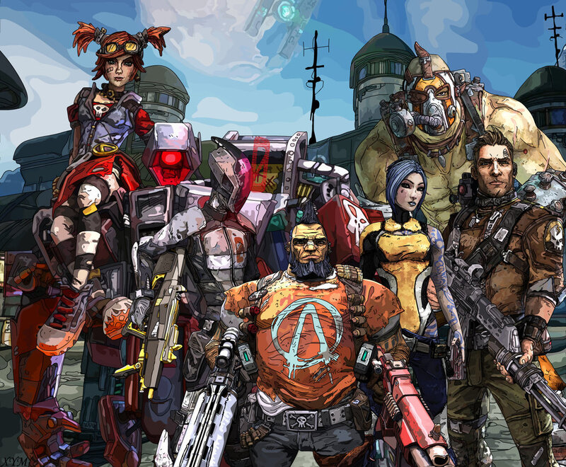 Group of Armored Characters