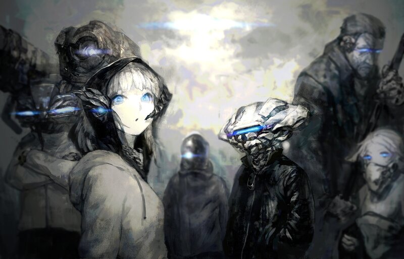 Group of Armored Figures