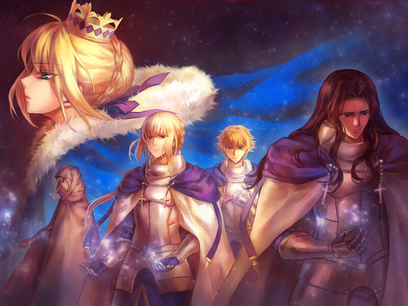Group of Armored Knights — Blue
