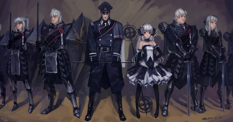Group of Armored Soldiers