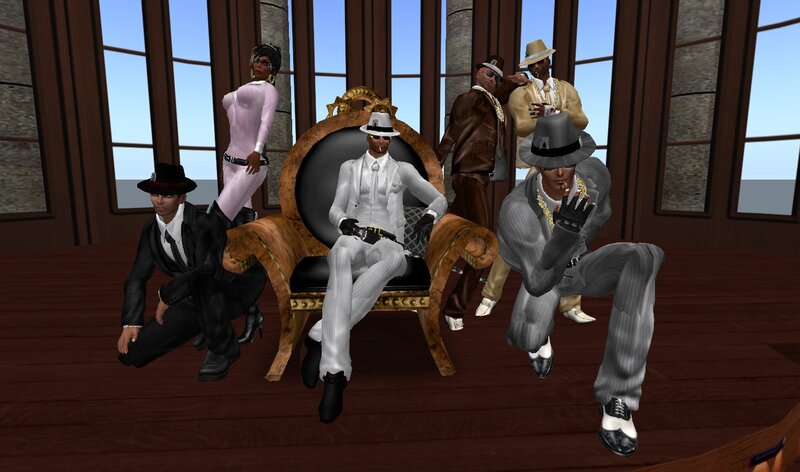 Group of Avatars in Suits — Brown