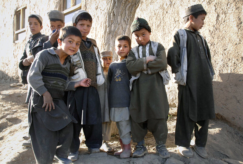 Group of Boys Standing