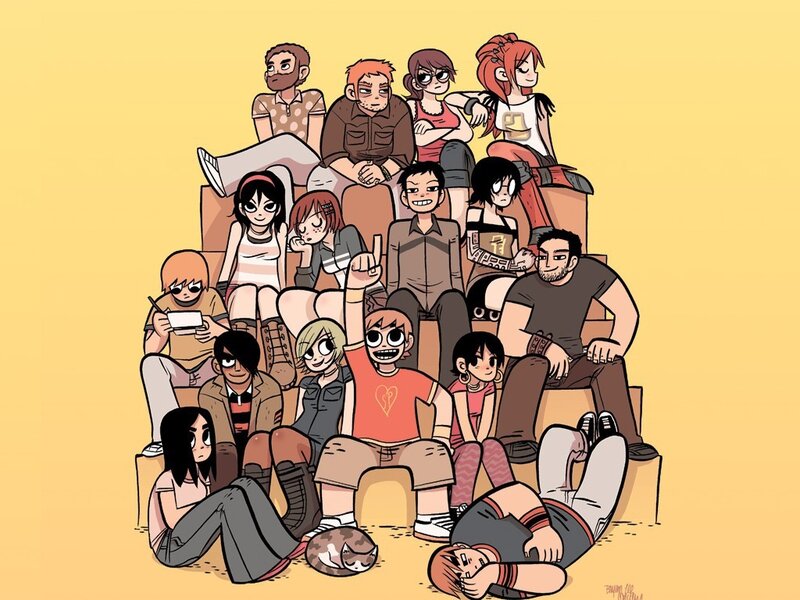 group of cartoon characters