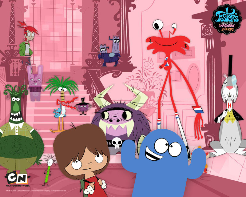 Group of Cartoon Characters — Pink