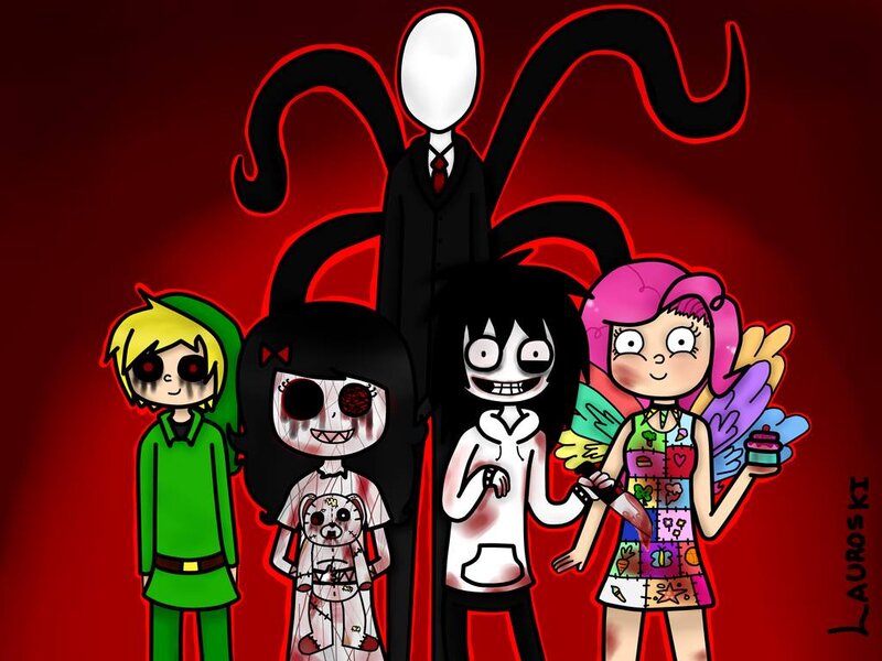 Group of Cartoon Characters — Red