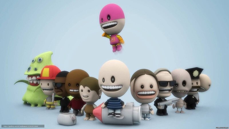 group of cartoon characters