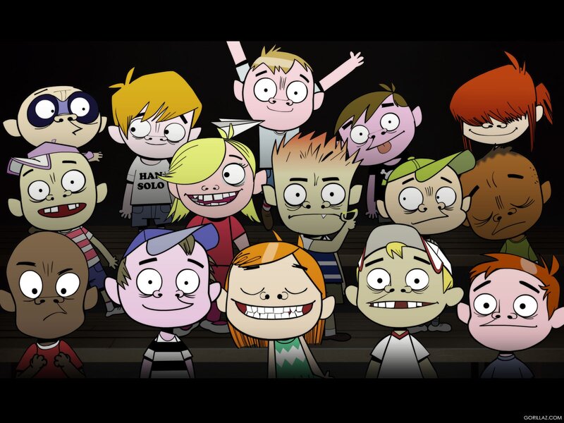 Group of Cartoon Children
