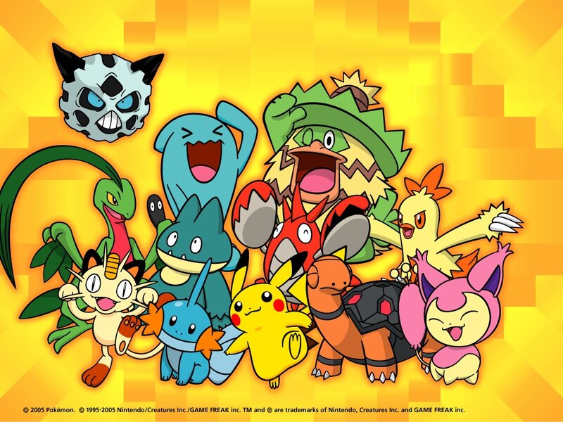 Group of Cartoon Creatures — Yellow