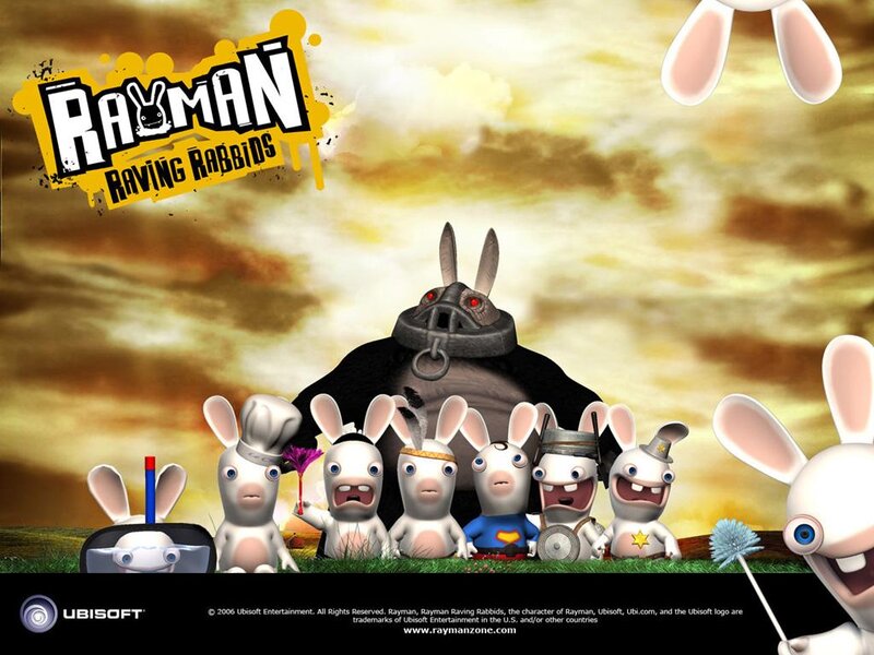 Group of Cartoon Rabbits