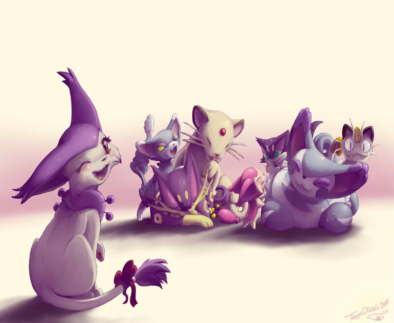 Group of Cat-like Creatures