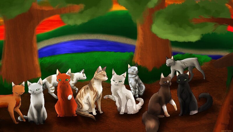 Group of Cat-like Figures