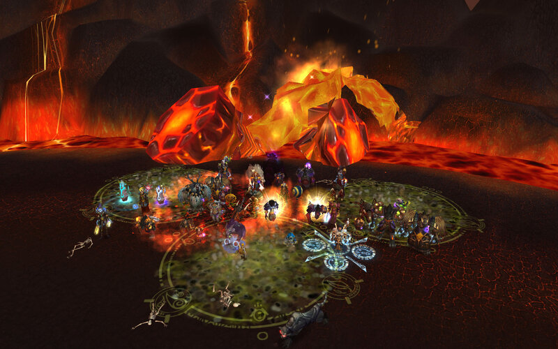 Group of Characters in Cave