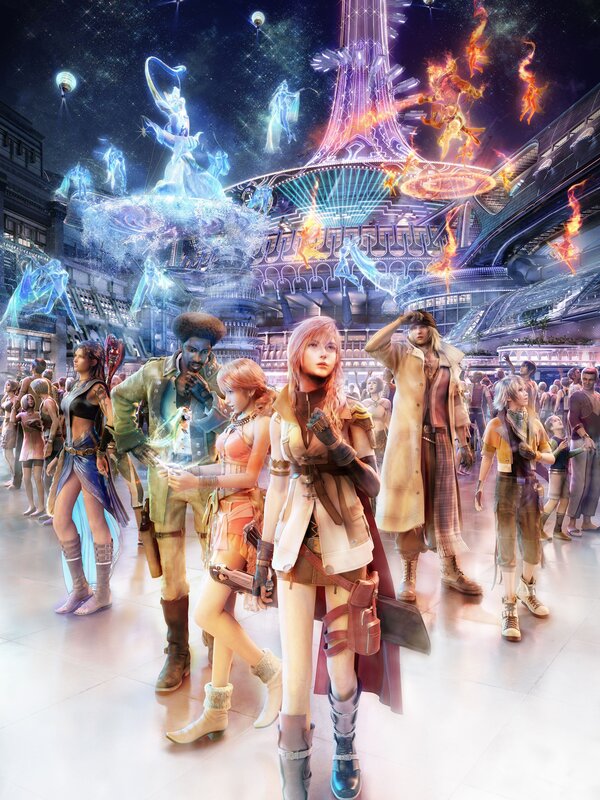 Group of Characters in City