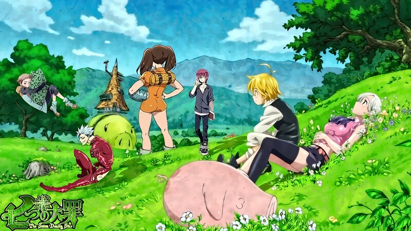 Group of Characters in Field