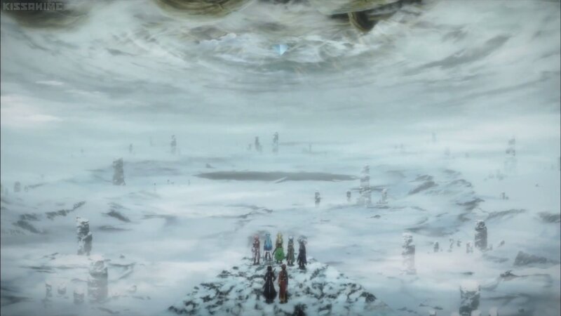 Group of Characters in Snow