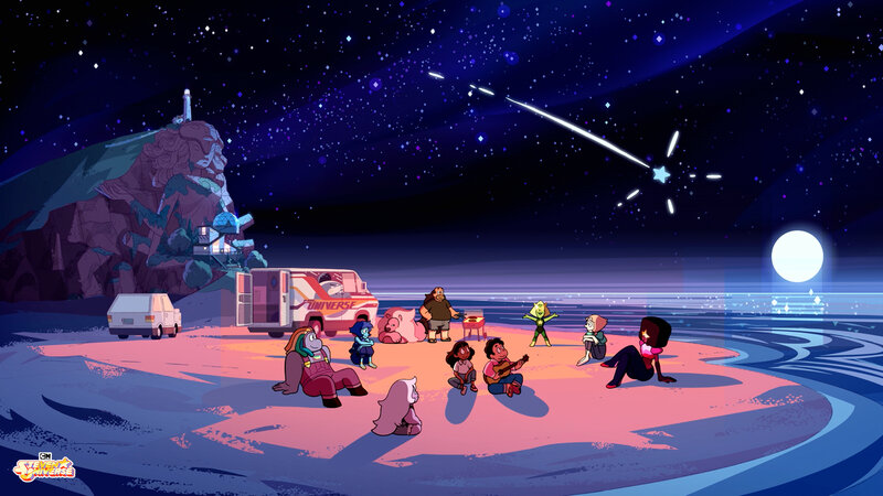 Group of Characters on Beach