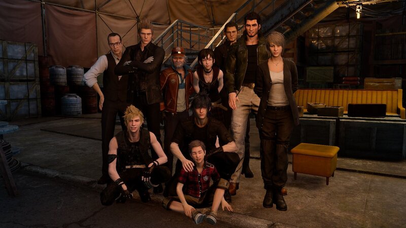 Group of Characters Posing