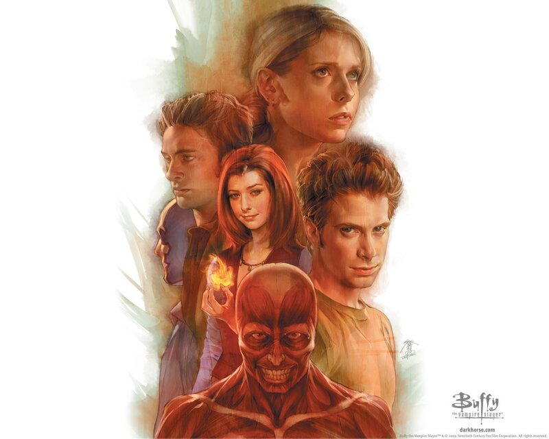 Group of Characters — Red