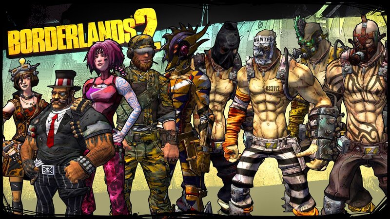 Group of Characters Standing — Yellow