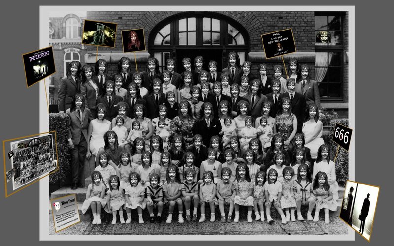 Group of Children and Adults