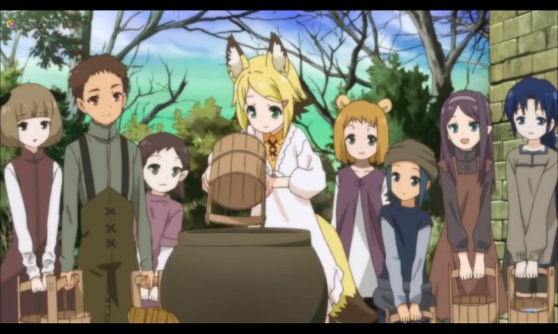 Group of Children in Forest