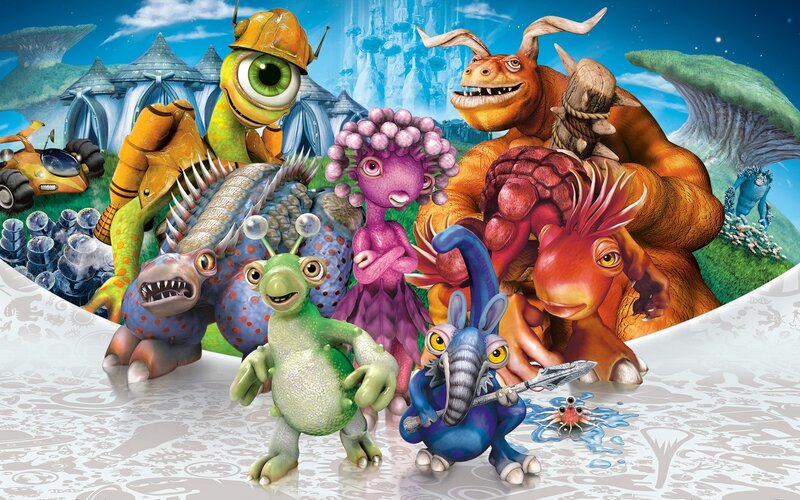 Group of Colorful Creatures