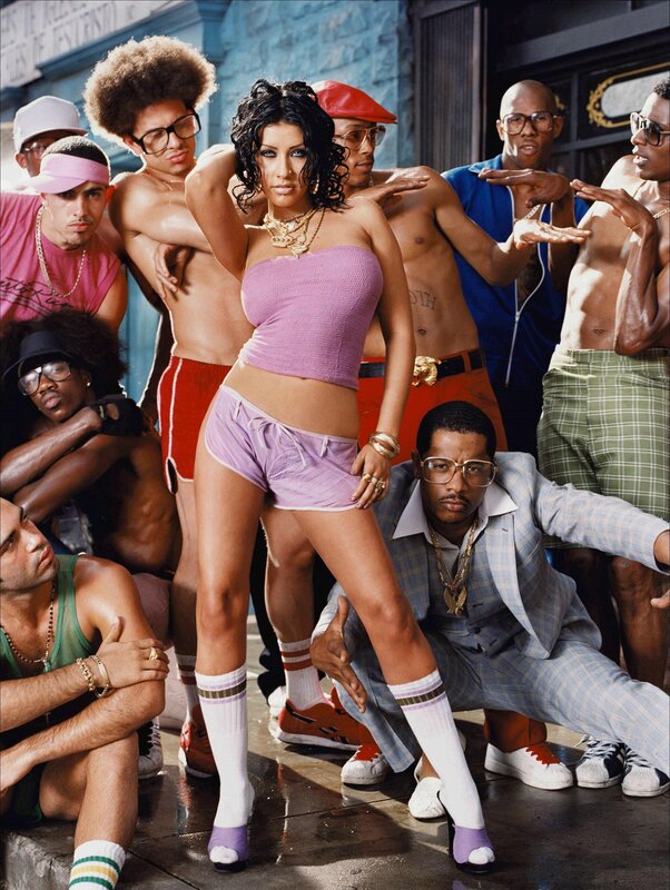 Group of dancers in urban setting