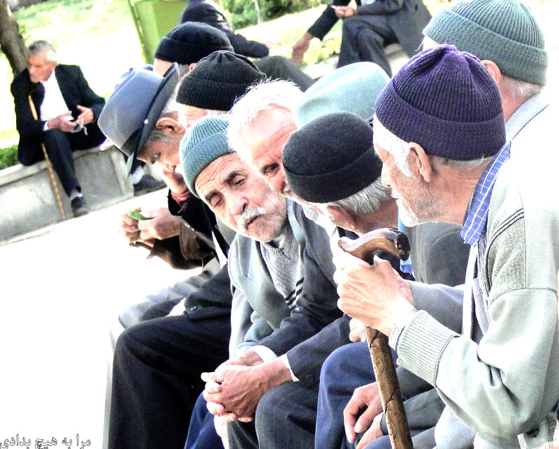 Group of Elderly Men