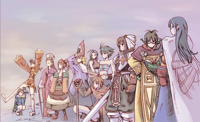 group of fantasy characters