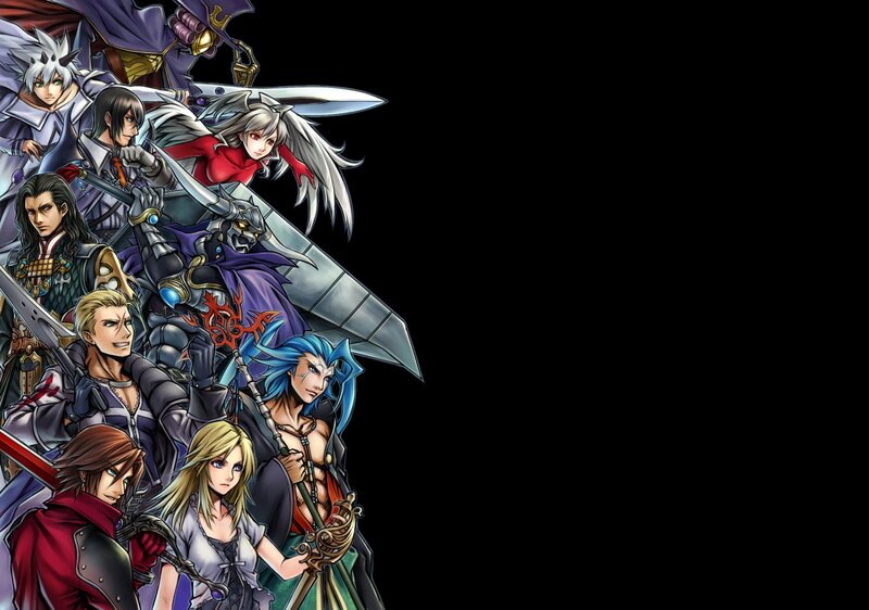 Group of Fantasy Characters — Black, Dramatic, Anime