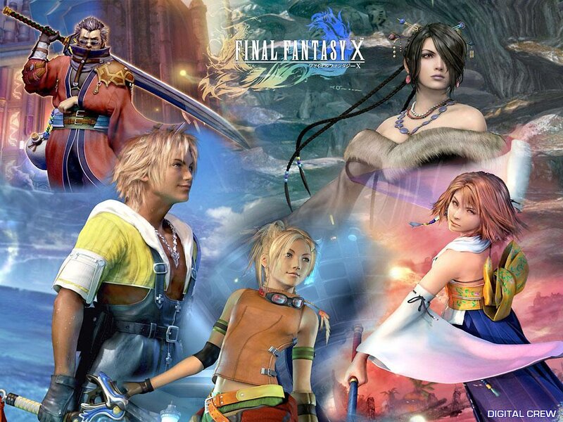 Group of Fantasy Characters — Blue