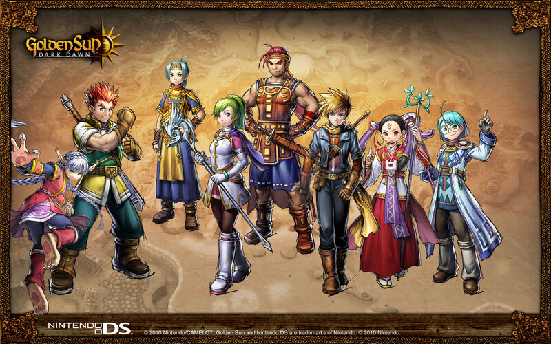 Group of Fantasy Characters — Brown, Adventurous
