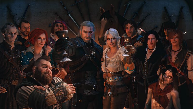 Group of Fantasy Characters — Brown, Dramatic, 3d Render