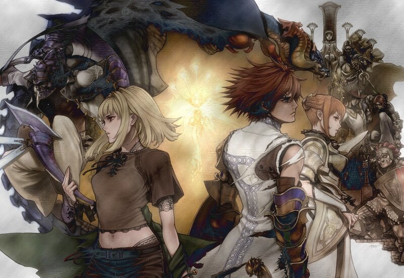 Group of Fantasy Characters — Brown, Dramatic