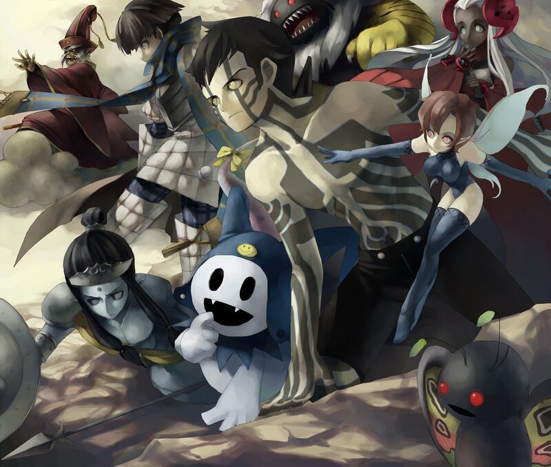 Group of Fantasy Characters — Brown
