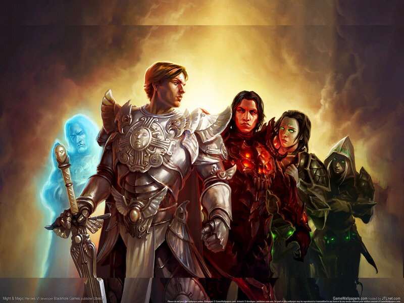 Group of Fantasy Characters — Gold