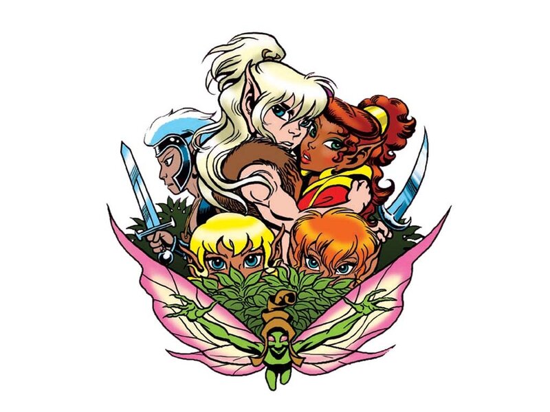 Group of Fantasy Characters — Green, Adventurous, Comic