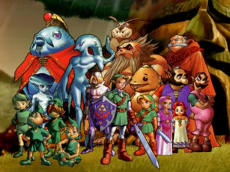 Group of Fantasy Characters — Green, Adventurous