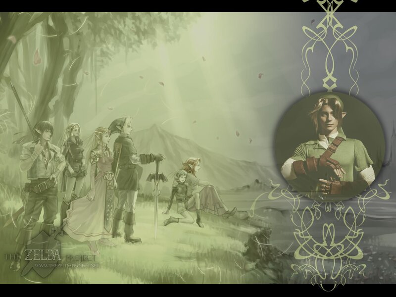 Group of Fantasy Characters — Green, Serene