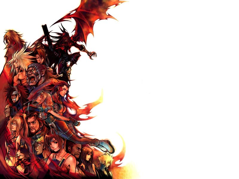 Group of Fantasy Characters — Red, Dramatic, Manga