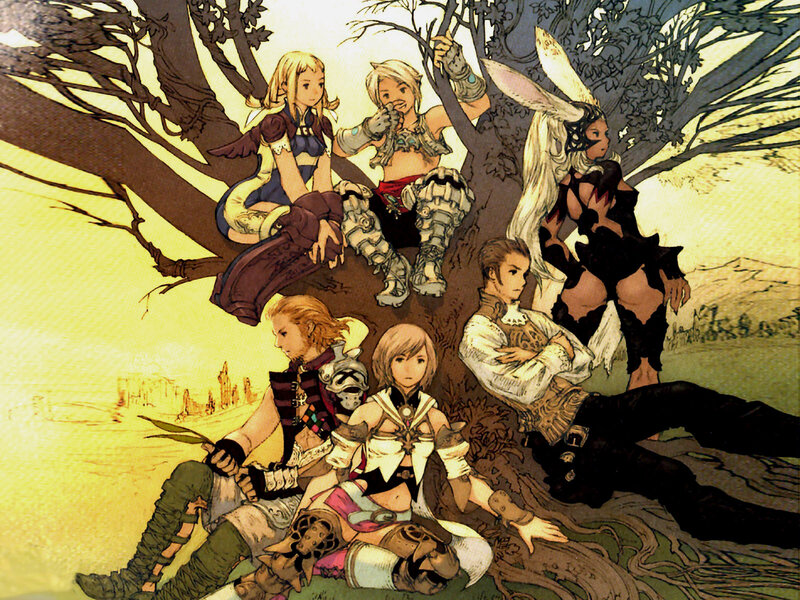Group of Fantasy Characters — Yellow, Calm