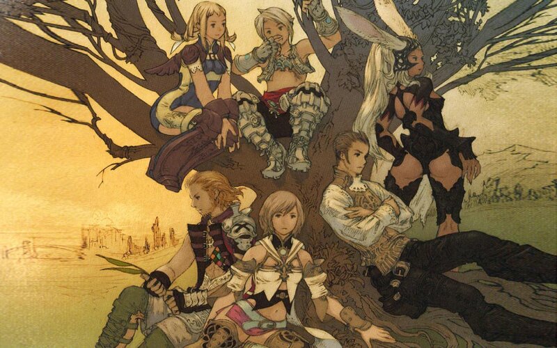 Group of Fantasy Characters — Yellow, Serene
