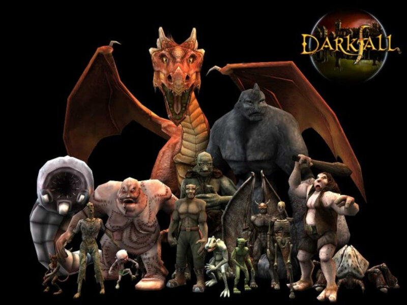 Group of Fantasy Creatures