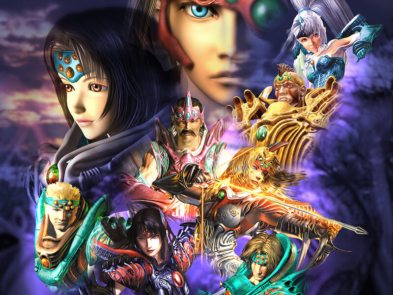Group of Fantasy Warriors — Purple, Dramatic