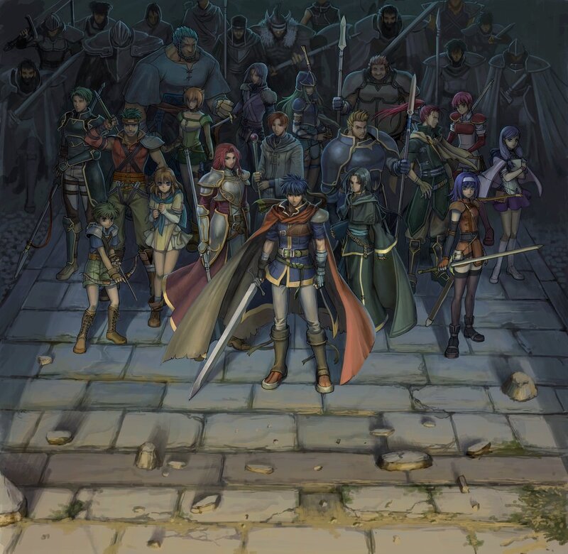 group of fantasy warriors