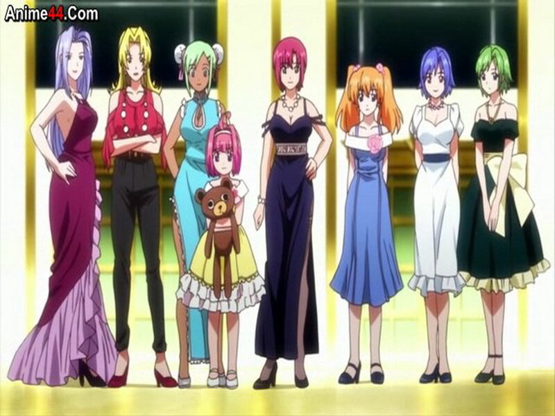Group of Female Characters — Purple