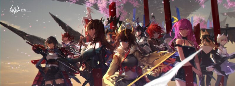 Group of Female Warriors — Pink
