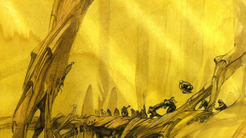 Group of Figures in Cave