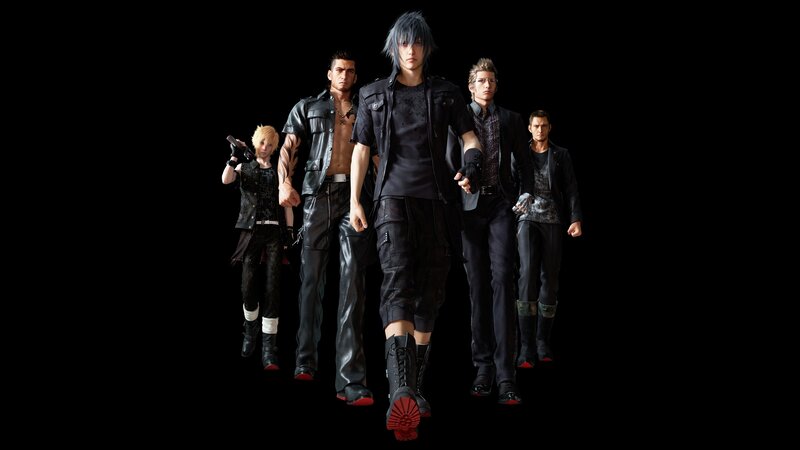 Group of Five Male Characters